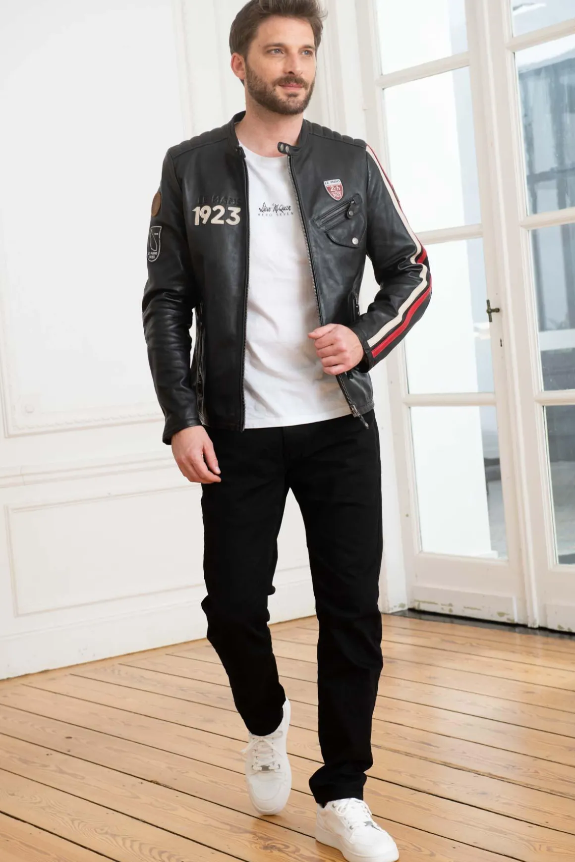 Blouson Homme 24H Le Mans Marne Sheep Crown Black