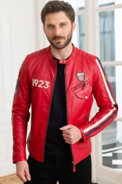 Blouson Homme 24H Le Mans Marne Sheep Crown Racing Red