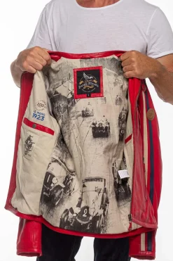 Blouson Homme 24H Le Mans Marne Sheep Crown Racing Red