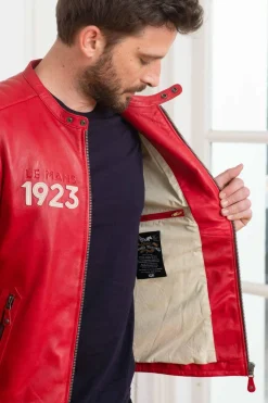 Blouson Homme 24H Le Mans Marne Sheep Crown Racing Red