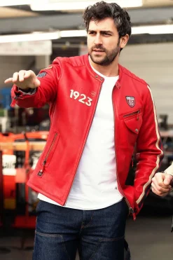 Blouson Homme 24H Le Mans Marne Sheep Crown Racing Red