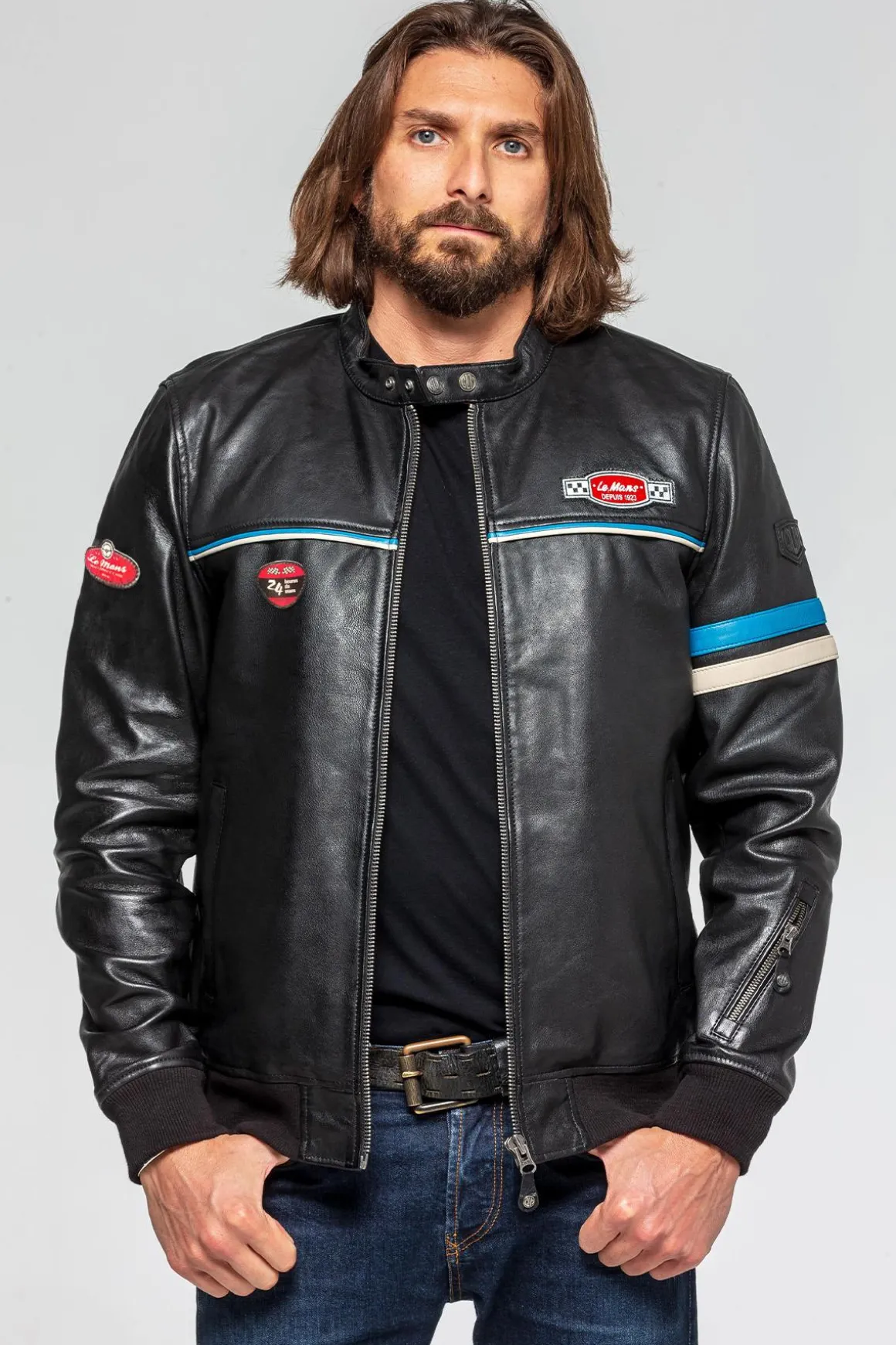 Blouson Homme 24H Le Mans Miles Sheep Crown Black