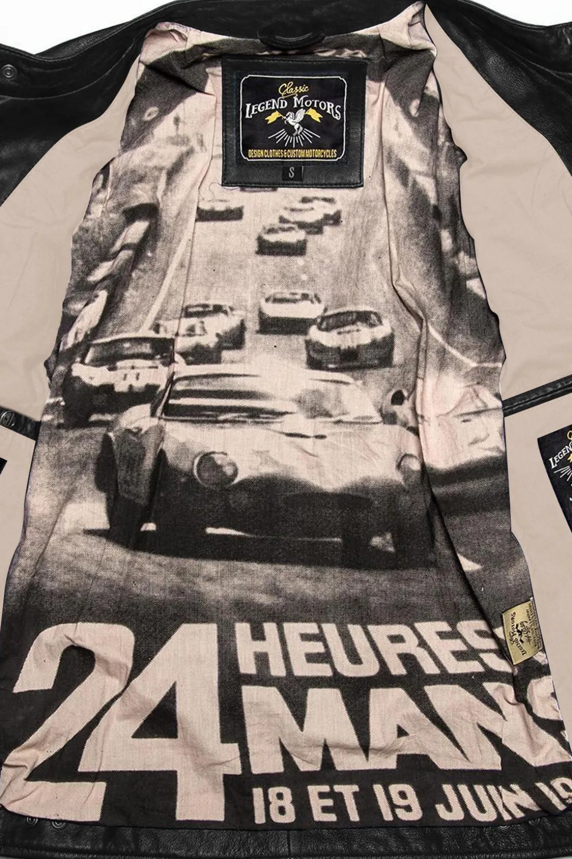 Blouson Homme 24H Le Mans Miles Sheep Crown Black