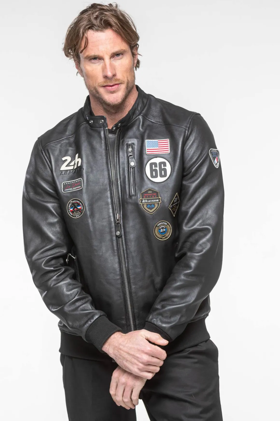 Blouson Homme 24H Le Mans Pierre Black
