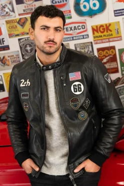 Blouson Homme 24H Le Mans Pierre Black