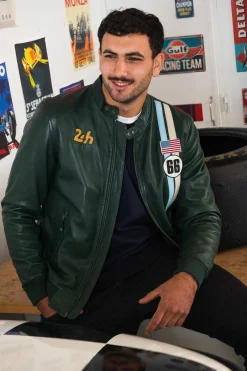 Blouson Homme 24H Le Mans Richard Vintage Green