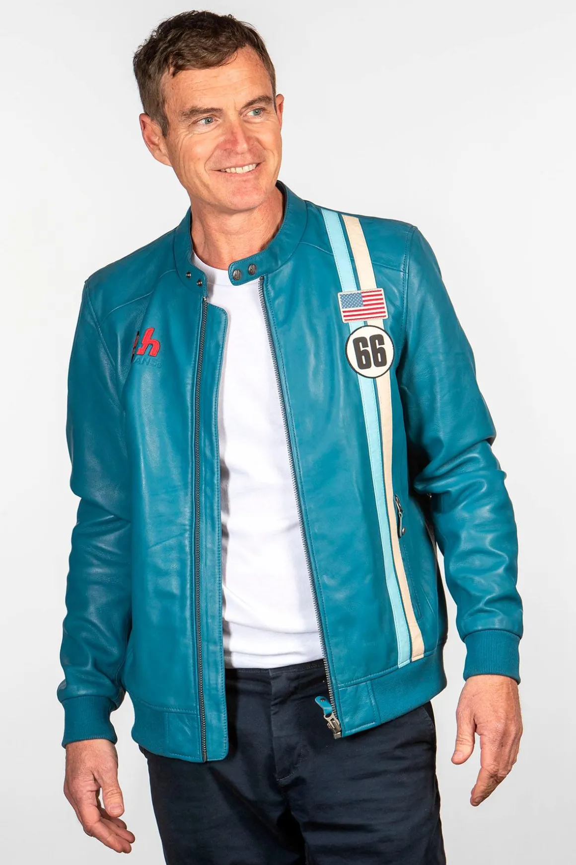 Blouson Homme 24H Le Mans Richard Bleu Mallard