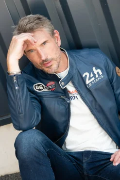 Blouson Homme 24H Le Mans Shadow Sheep Crown Royal Blue
