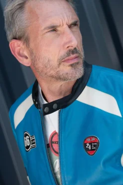 Blouson Homme 24H Le Mans Shelby-Lm Sheep Crown Gitanes / Ecru