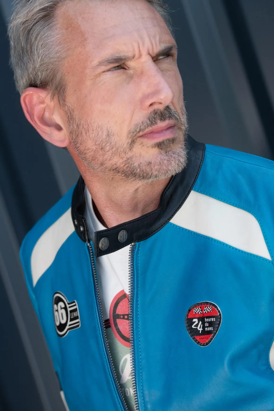 Blouson Homme 24H Le Mans Shelby-Lm Sheep Crown Gitanes / Ecru