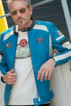 Blouson Homme 24H Le Mans Shelby-Lm Sheep Crown Gitanes / Ecru