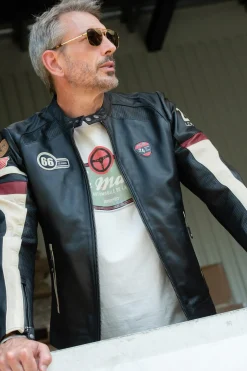 Blouson Homme 24H Le Mans Shelby New Sheep Crown Black