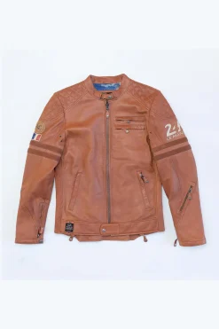 Blouson Homme 24H Le Mans Silverstone Sheep Crown Havane