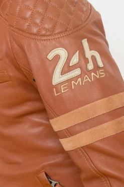 Blouson Homme 24H Le Mans Silverstone Sheep Crown Havane