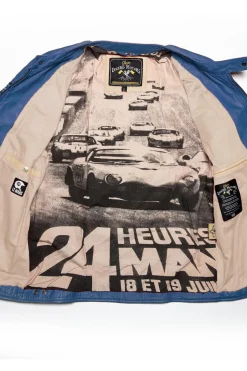 Blouson Homme 24H Le Mans Steel Sheep Crown Royal Off White