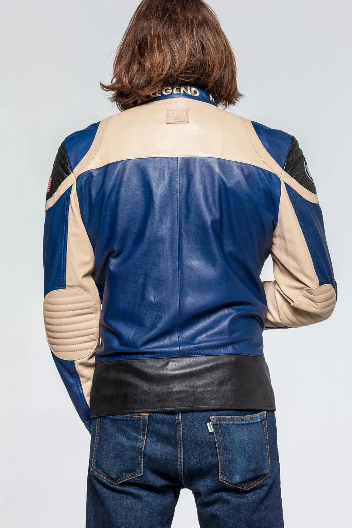 Blouson Homme 24H Le Mans Steel Sheep Crown Royal Off White