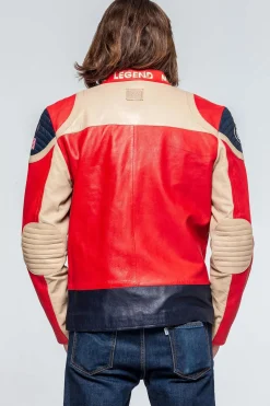 Blouson Homme 24H Le Mans Steel Sheep Crown Red / Off White