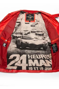 Blouson Homme 24H Le Mans Steel Sheep Crown Red / Off White