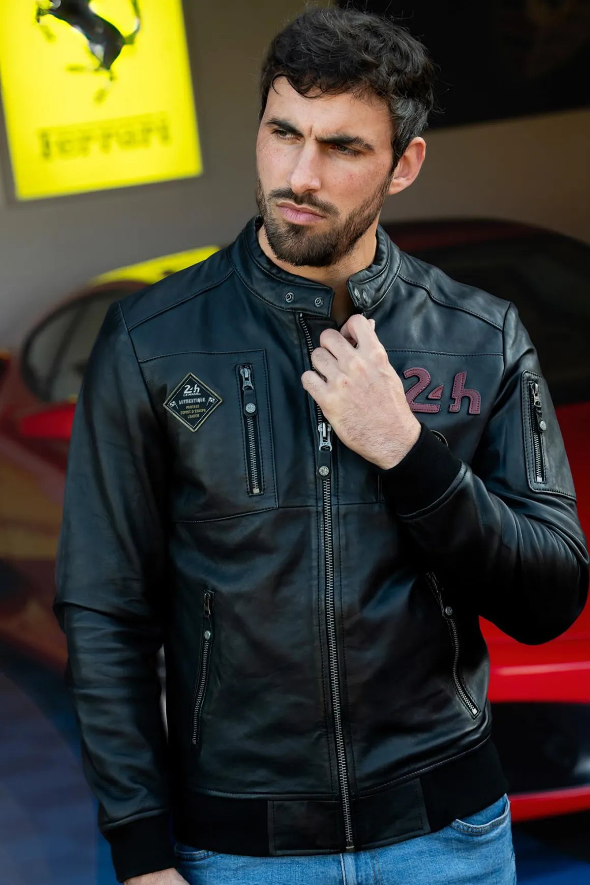 Blouson Homme 24H Le Mans Travis Black