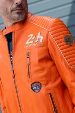 Blouson Homme 24H Le Mans Weldon Sheep Crown Orange