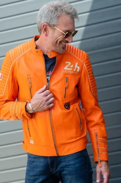Blouson Homme 24H Le Mans Weldon Sheep Crown Orange