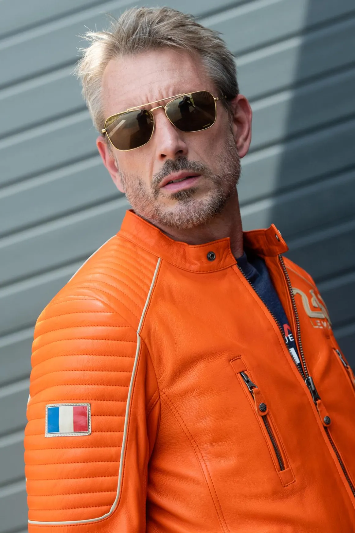 Blouson Homme 24H Le Mans Weldon Sheep Crown Orange