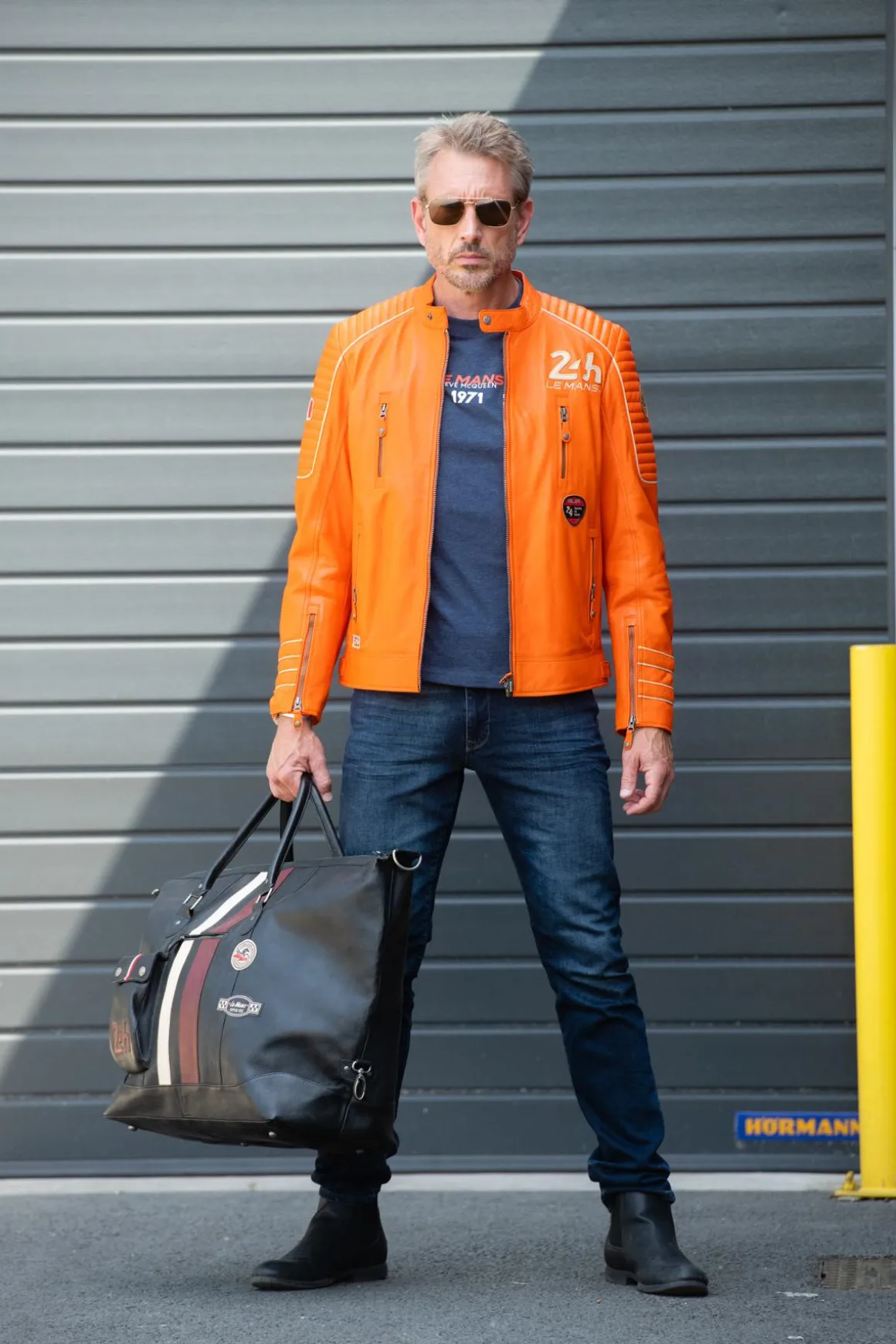 Blouson Homme 24H Le Mans Weldon Sheep Crown Orange