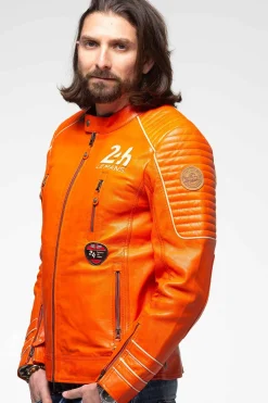 Blouson Homme 24H Le Mans Weldon Sheep Crown Orange