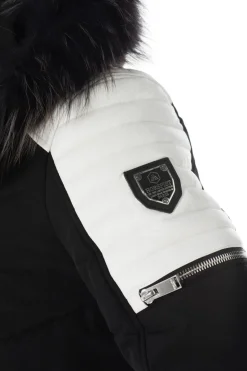 Blouson Homme Horspist Carbone T Cuir Noir Blanc