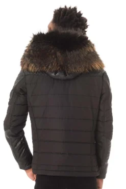 Blouson Homme Horspist Carlton Python Noir Col Or