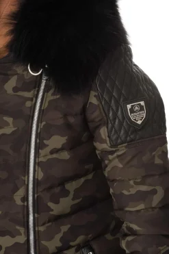 Blouson Homme Horspist Carlton Camouflage Col Noir