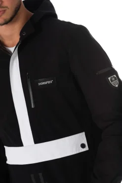 Blouson Homme Horspist Kangourou Noir Blanc
