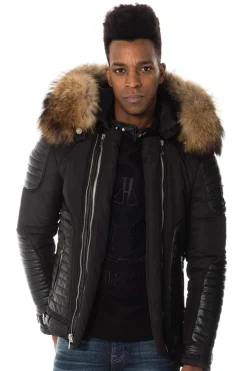Blouson Homme Horspist Martinez Noir Col Naturel 2018