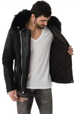 Blouson Homme Horspist Vegas Full Black Col Noir