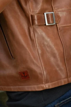 Blouson Homme Iron & Resin Gambler Horse Cognac