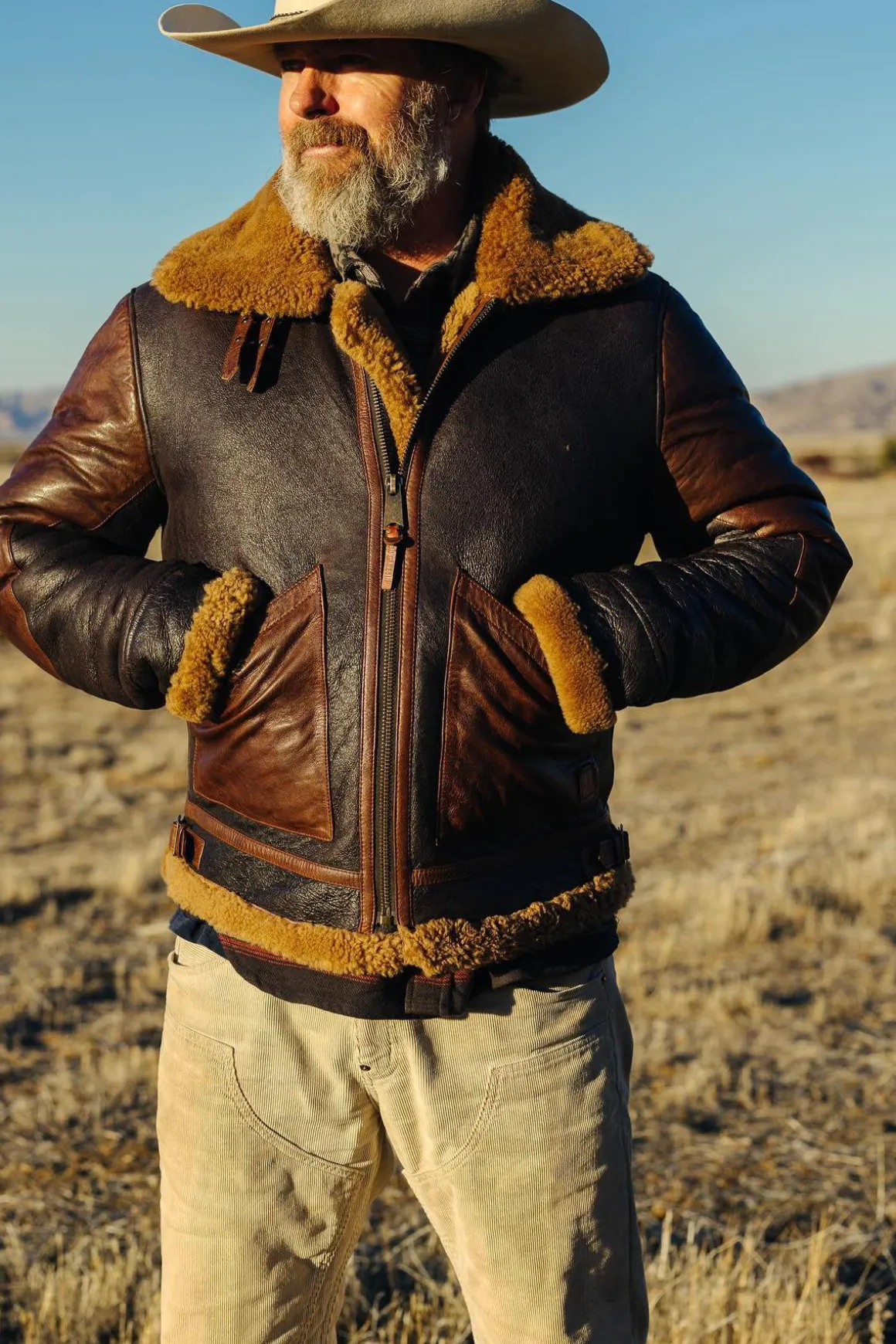 Blouson Homme Iron & Resin Kavalan Tobacco / Cognac