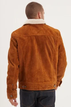 Blouson Homme Iron & Resin Open Road Buffalo Jacket Cognac