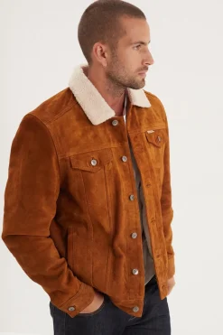 Blouson Homme Iron & Resin Open Road Buffalo Jacket Cognac