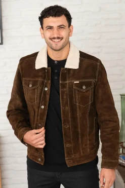 Blouson Homme Iron & Resin Open Road Buffalo Jacket Brown
