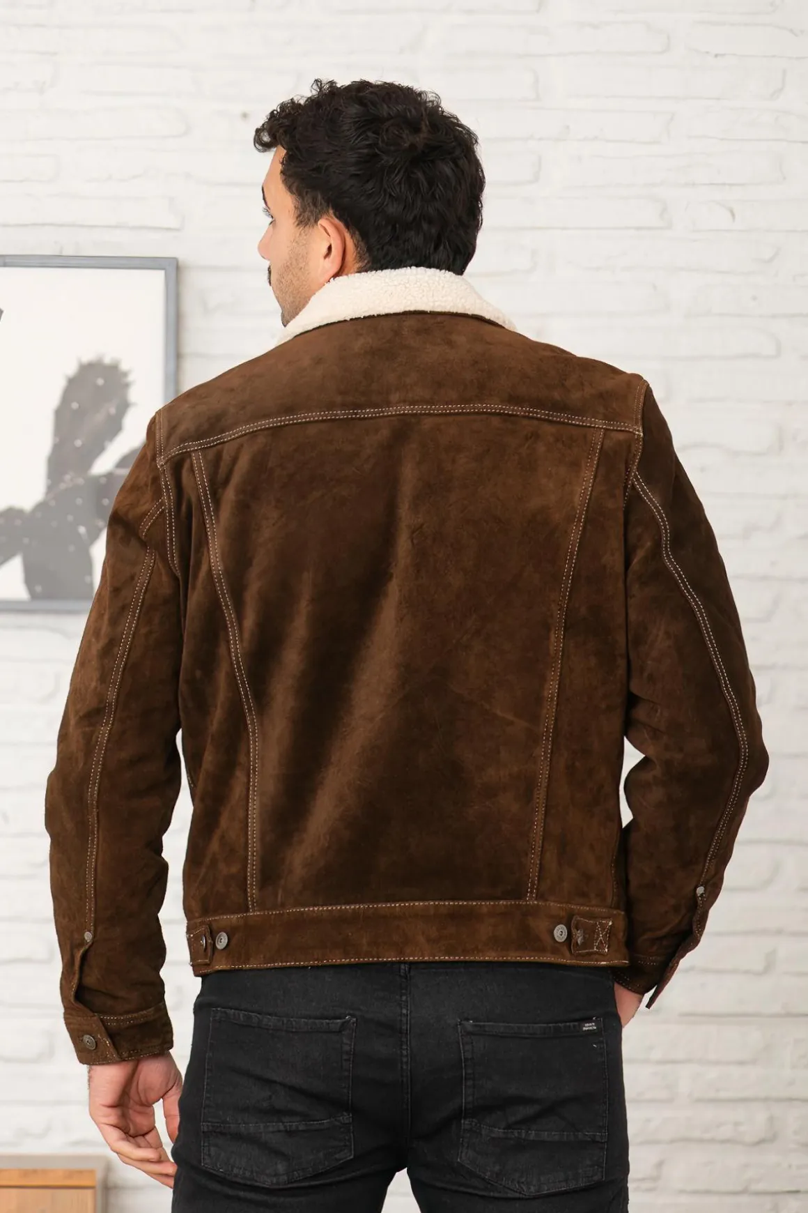 Blouson Homme Iron & Resin Open Road Buffalo Jacket Brown