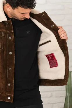 Blouson Homme Iron & Resin Open Road Buffalo Jacket Brown