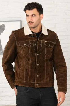 Blouson Homme Iron & Resin Open Road Buffalo Jacket Brown
