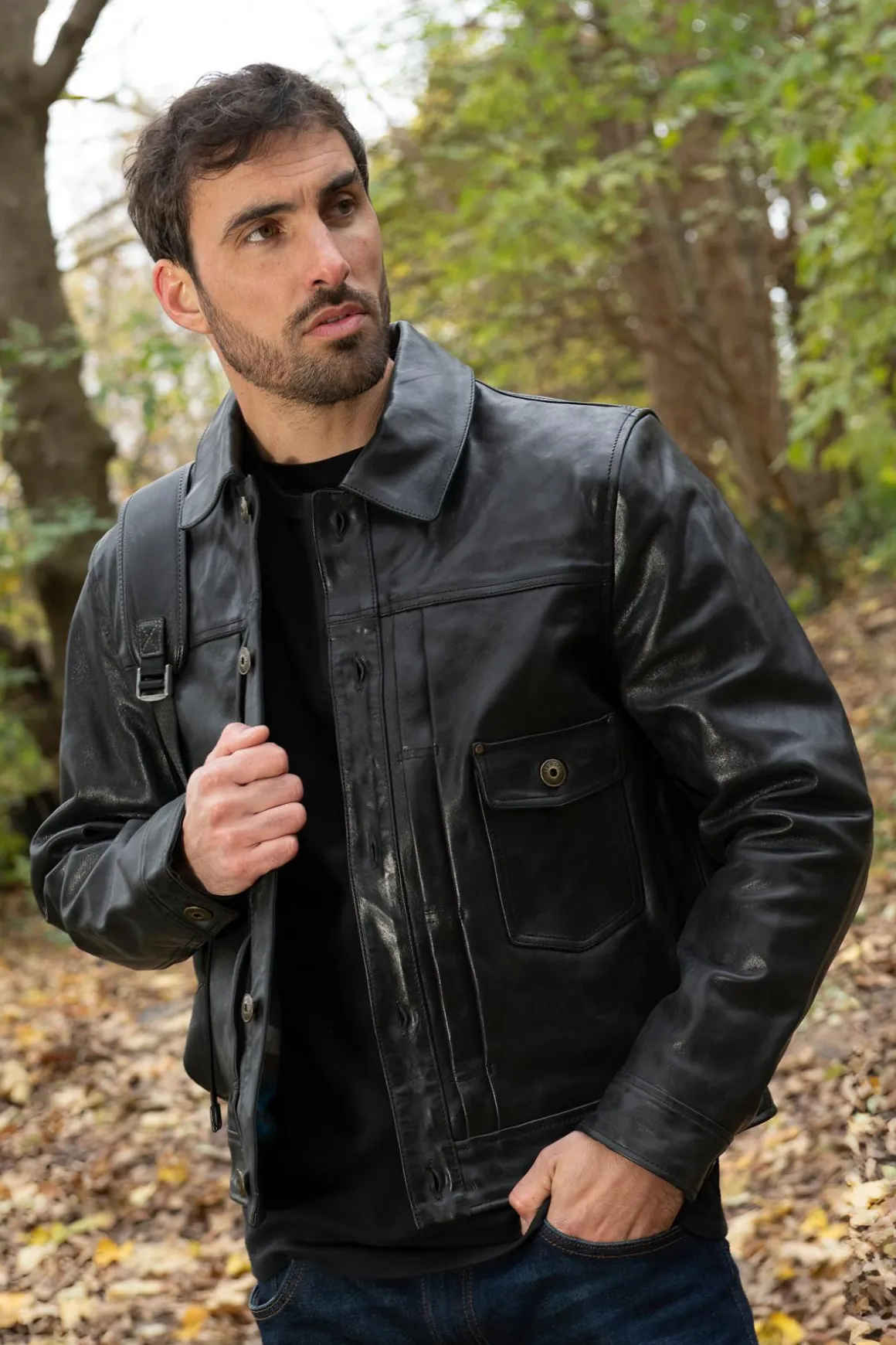 Blouson Homme Iron & Resin Rancho Horse Black