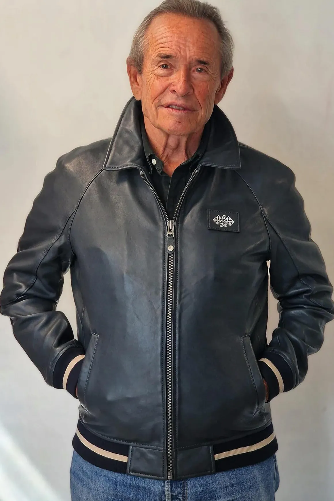 Blouson Homme Jacky Ickx Jacky 2 Bleu Marine