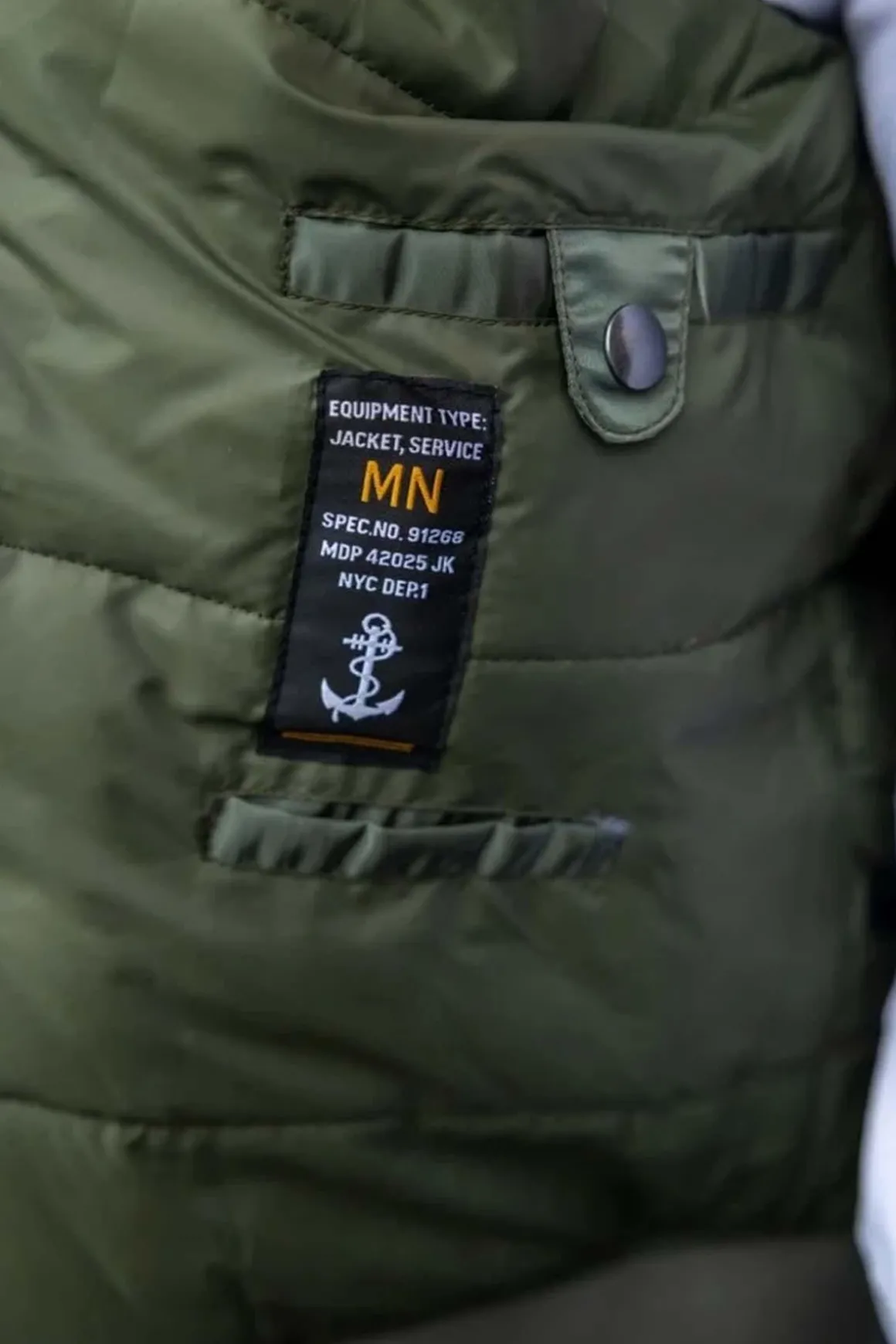 Blouson Homme Marine Nationale Spirit Mn Khaki Green