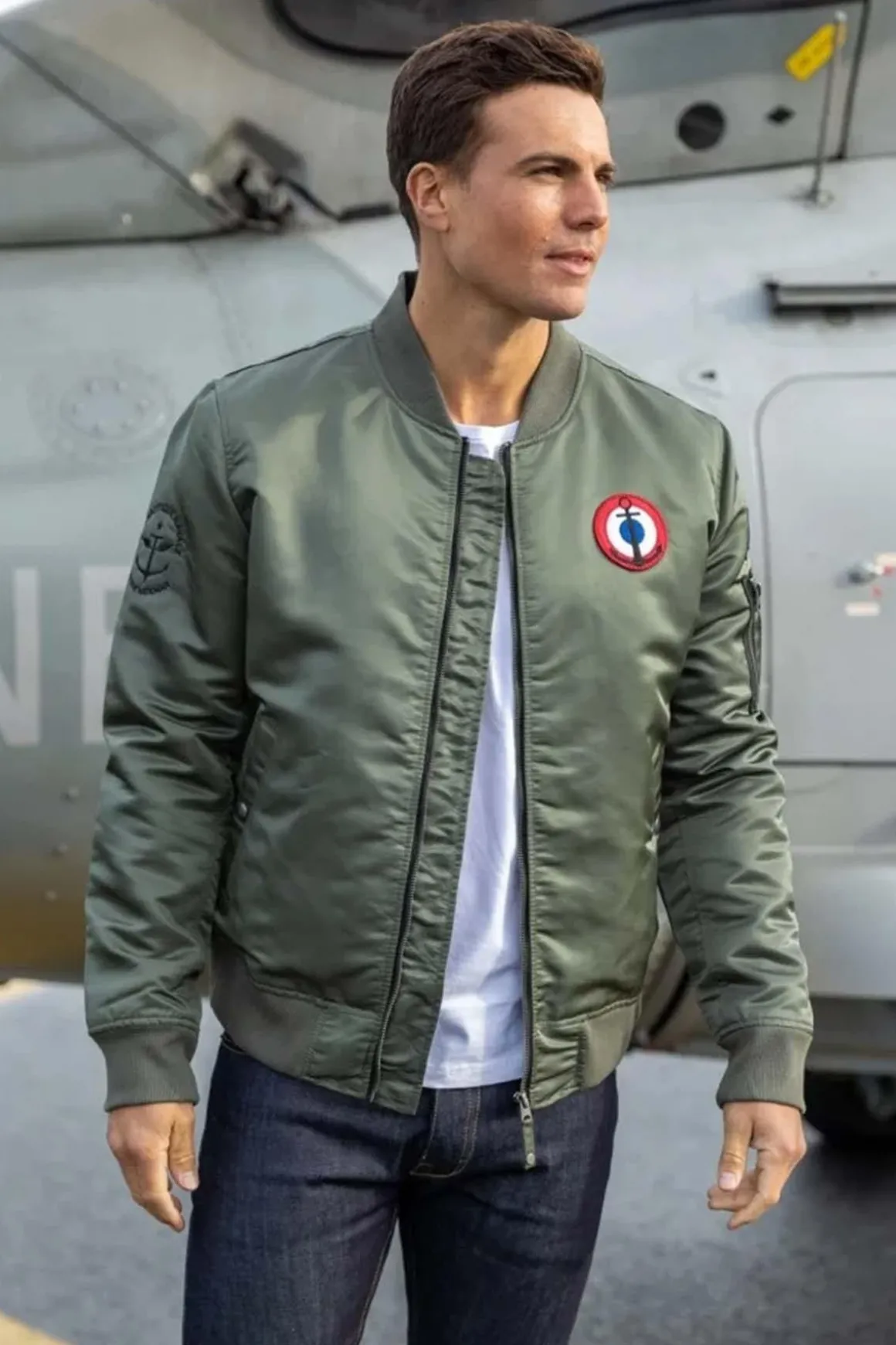 Blouson Homme Marine Nationale Spirit Mn Khaki Green