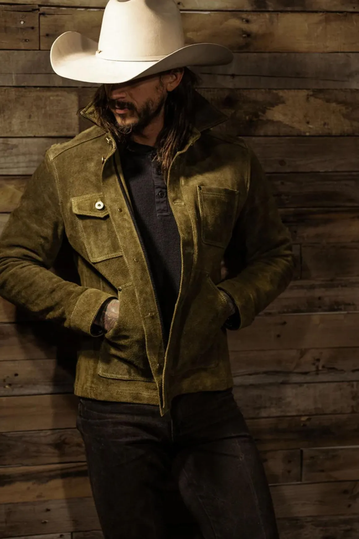 Blouson Homme Master Field Jacket Olive