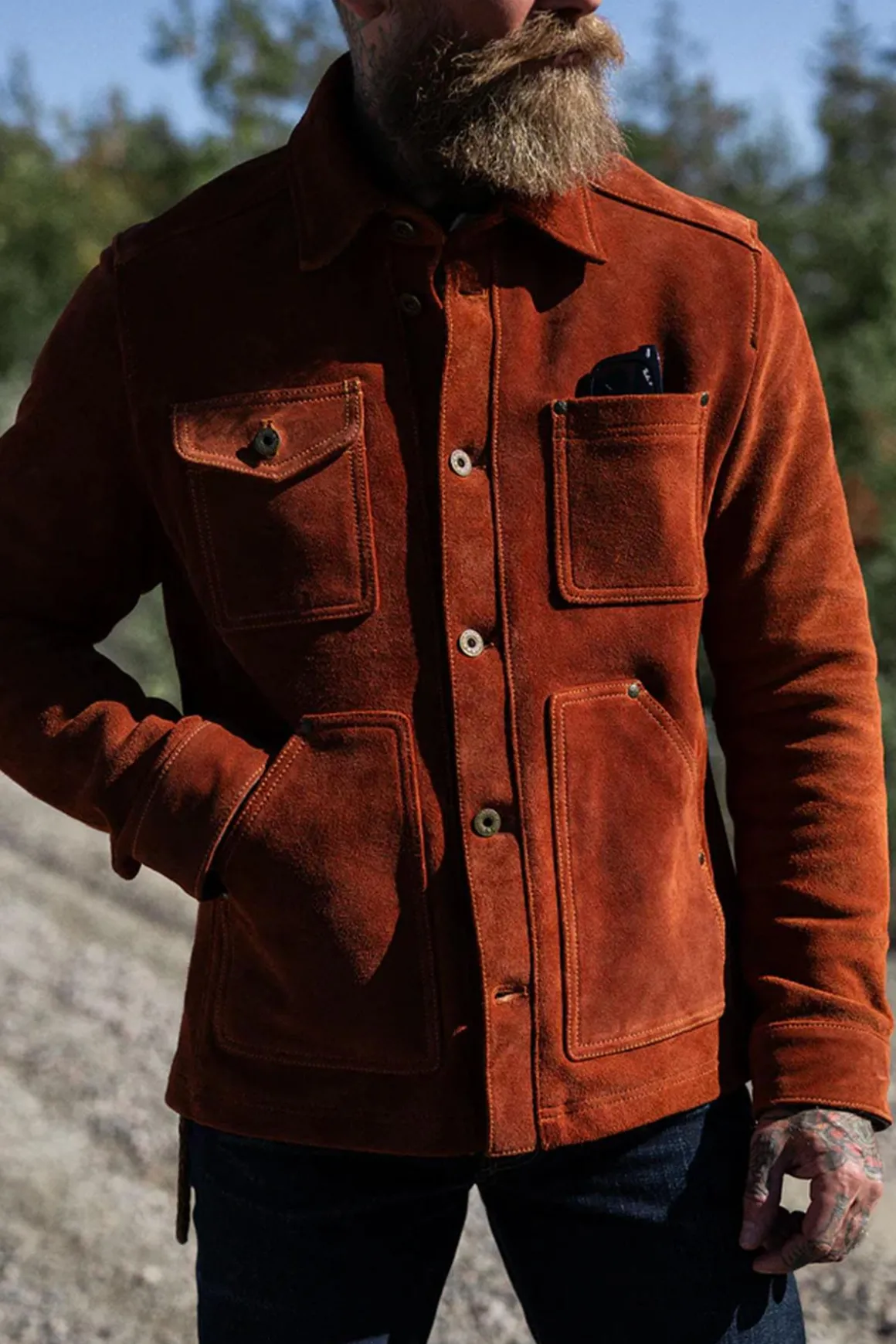 Blouson Homme Master Field Jacket Copperhide