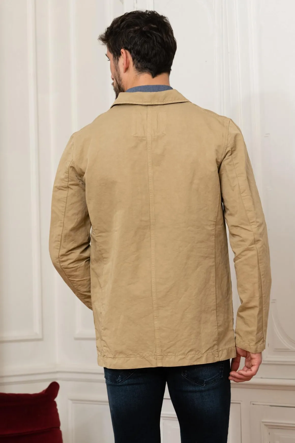 Blouson Homme Mcs Gmvest_C045 006 Beige
