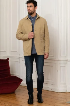 Blouson Homme Mcs Gmvest_C045 006 Beige